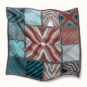 Scarf "NEREDITSA RED" silk 75х75