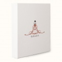 Shawl "TILES ON WHITE" cashmere 135х135