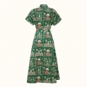 Dress "ONCE UPON A TIME THERE WAS KOKOSHA" cotton