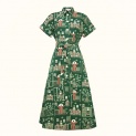 Dress "ONCE UPON A TIME THERE WAS KOKOSHA" cotton